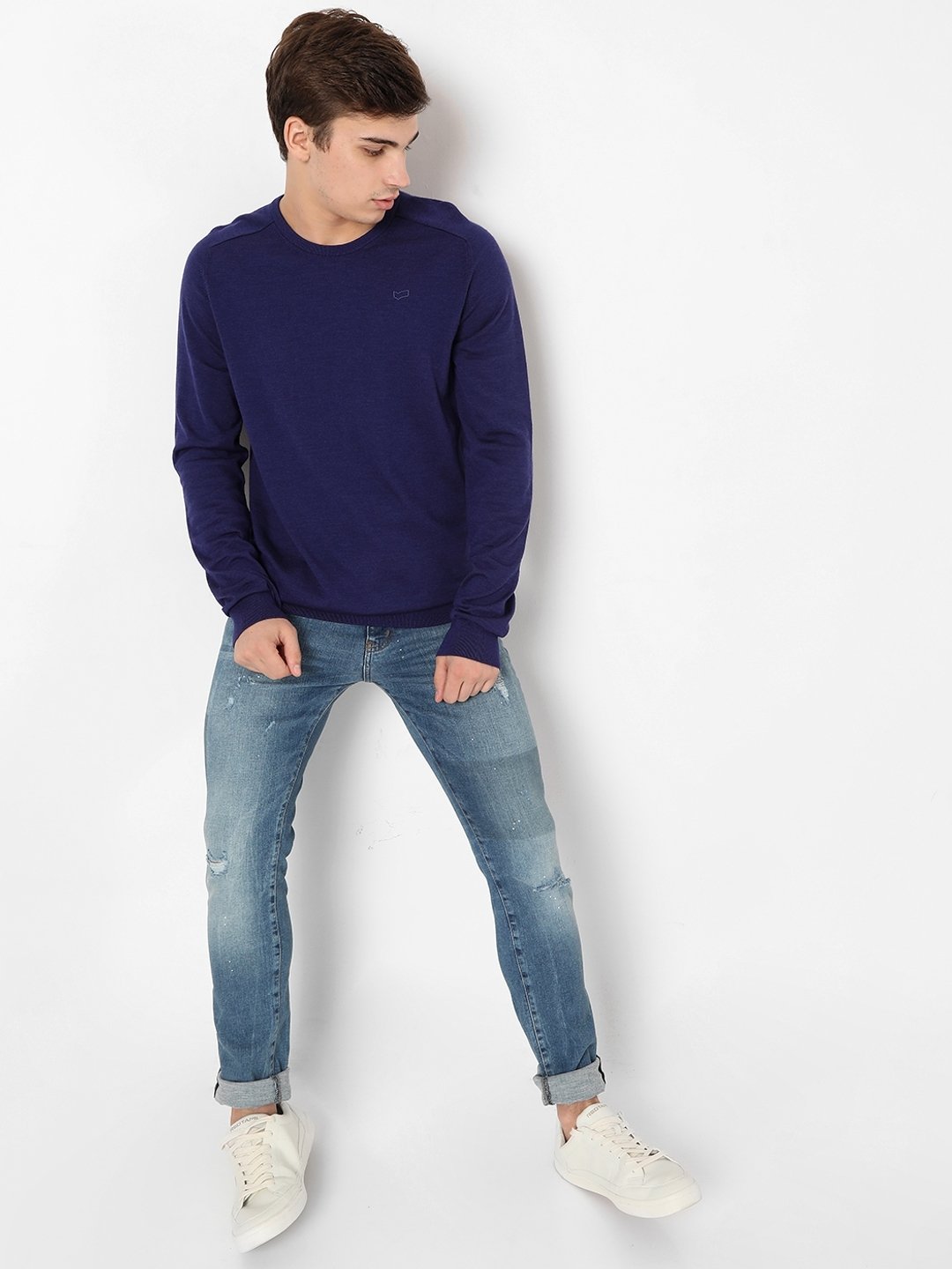 Wallace Slim Fit Crew-Neck Pullover