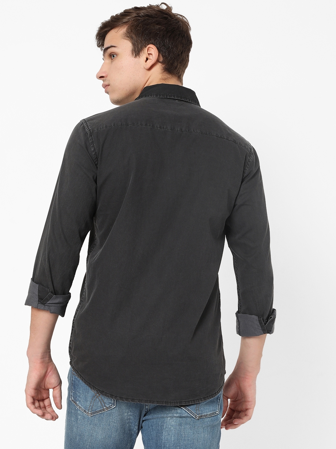 Washed Slim Fit Shirt