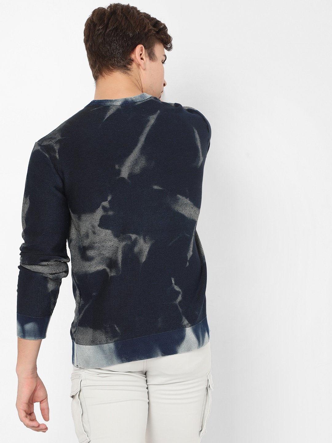 Nikola Tie-Dye Printed Crew-Neck Sweatshirt
