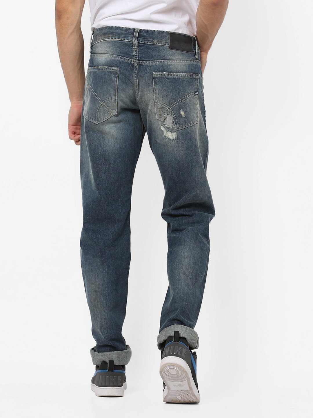 Men's Morrison Selvedge Straight Fit Blue Jeans