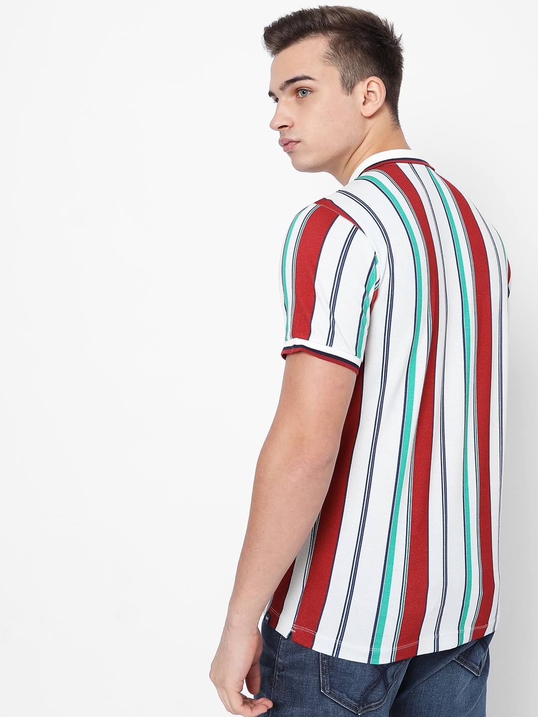 Ralph Striped Slim Fit Polo T-shirt