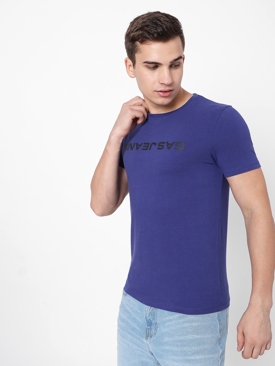 Scuba Reverse Slim Fit Crew-Neck T-shirt