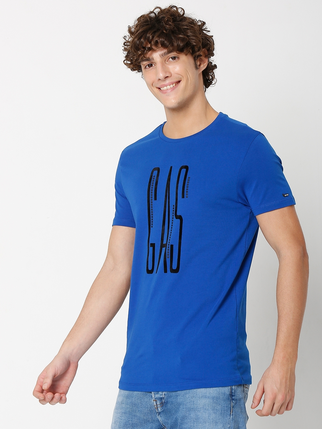 Scuba Printed Slim Fit Crew-Neck T-shirt