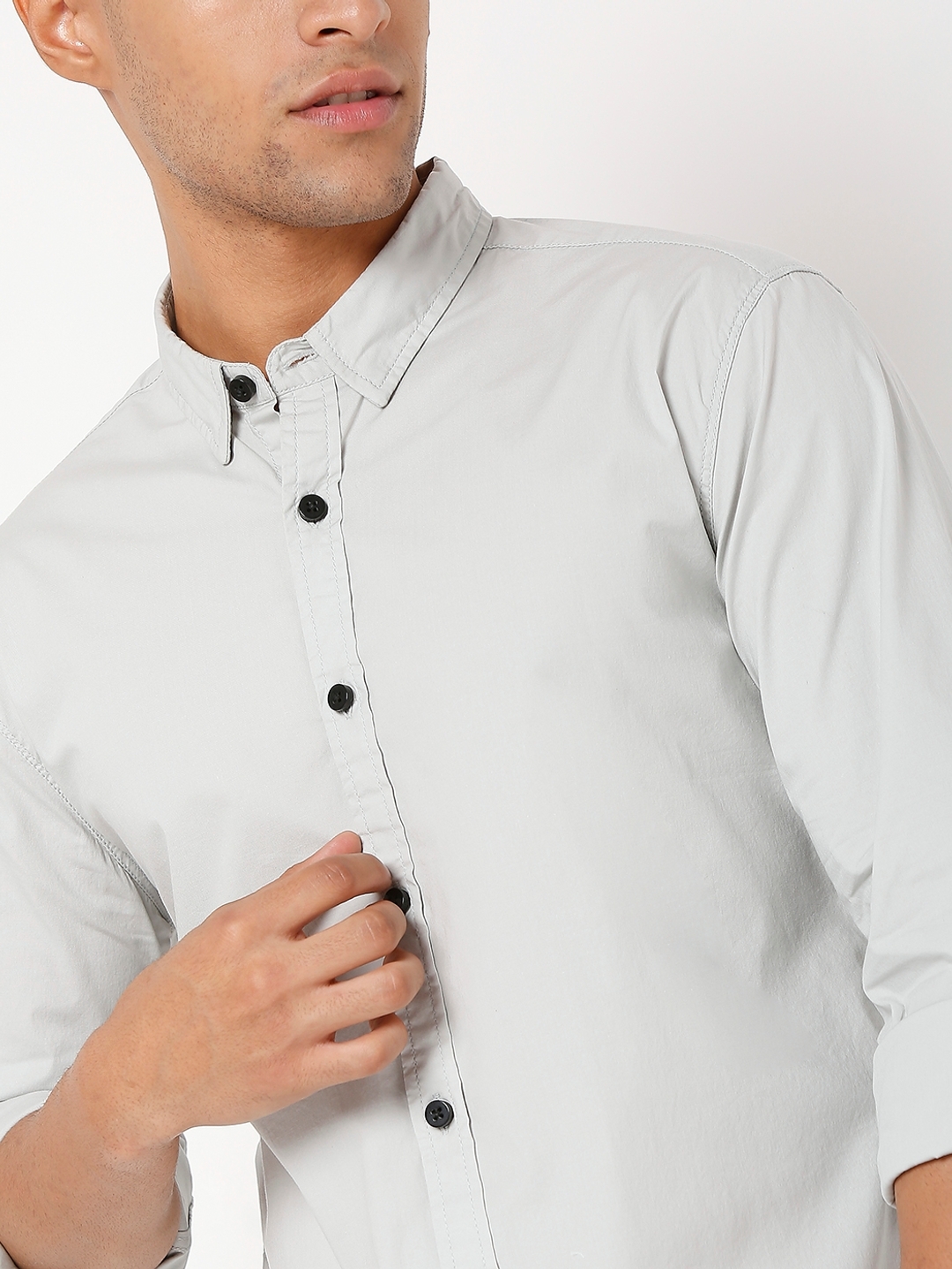 Andrew Neu Shirt with Classic Collar