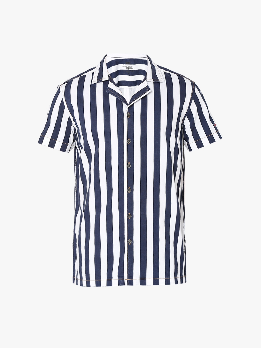 Striped Sharp Breton Slim Fit Shirt