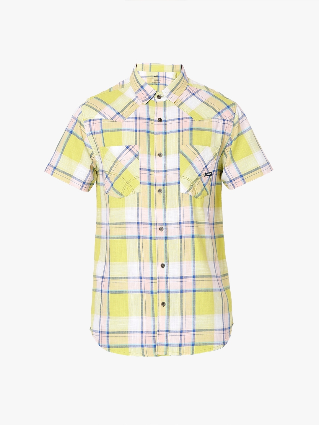 Kant Checked Slim Fit Cotton Shirt