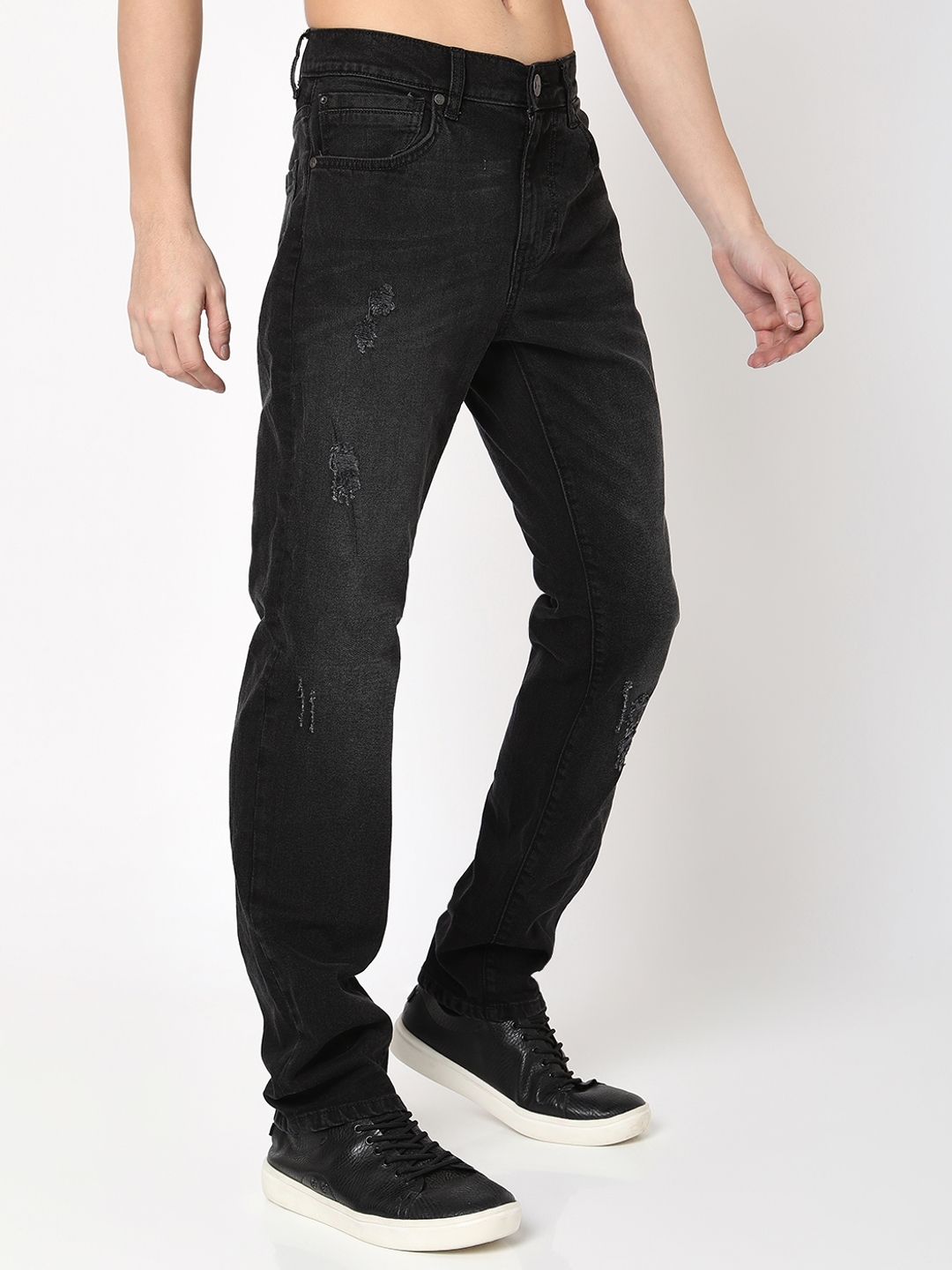 Buy Men's Slim Fit Denim Jeans Z Black Colour, Lycra Stretchable (1, 28) at  Amazon.in