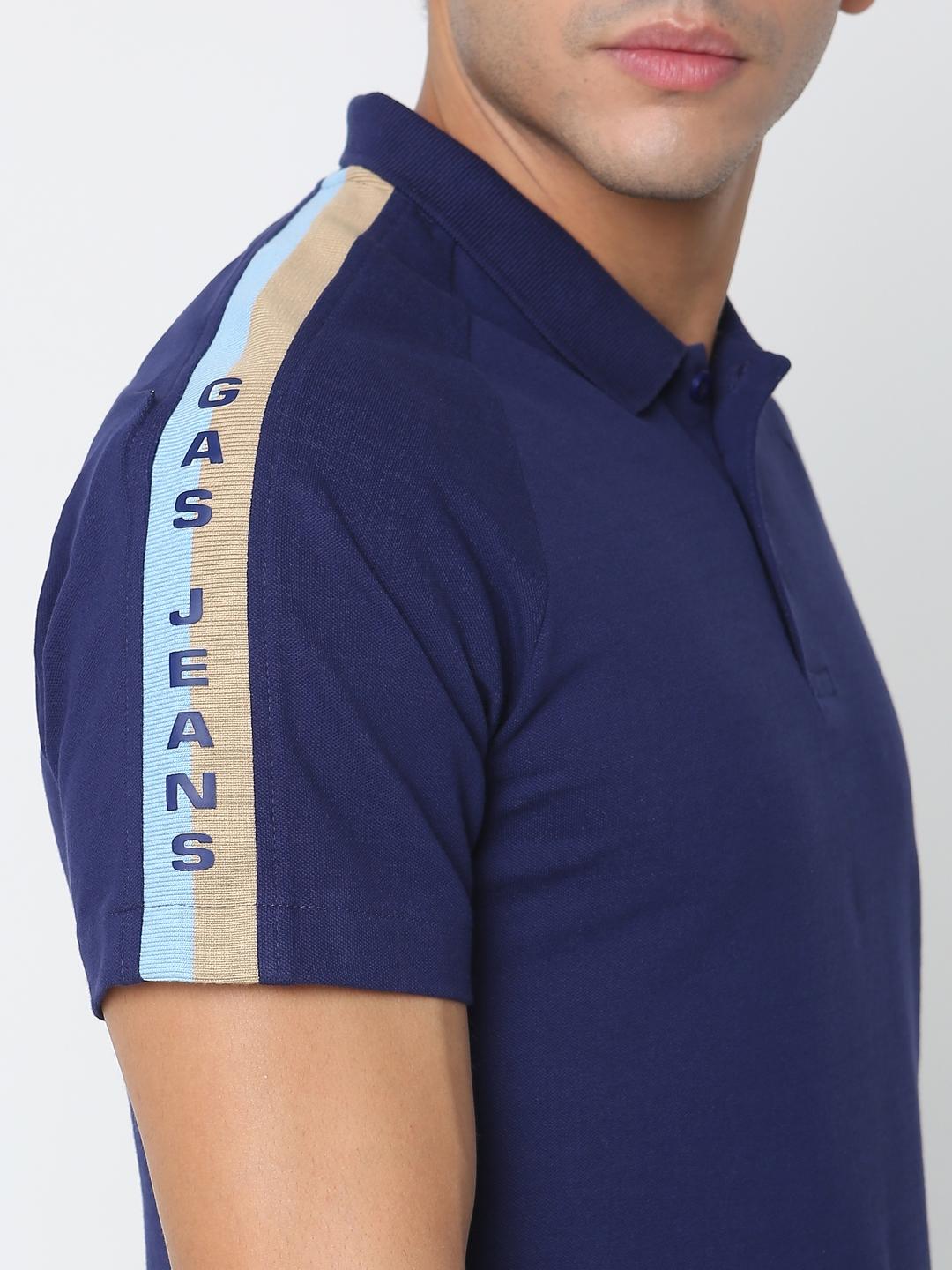 Regular Fit Solid Polo T-Shirt with Short Sleeve