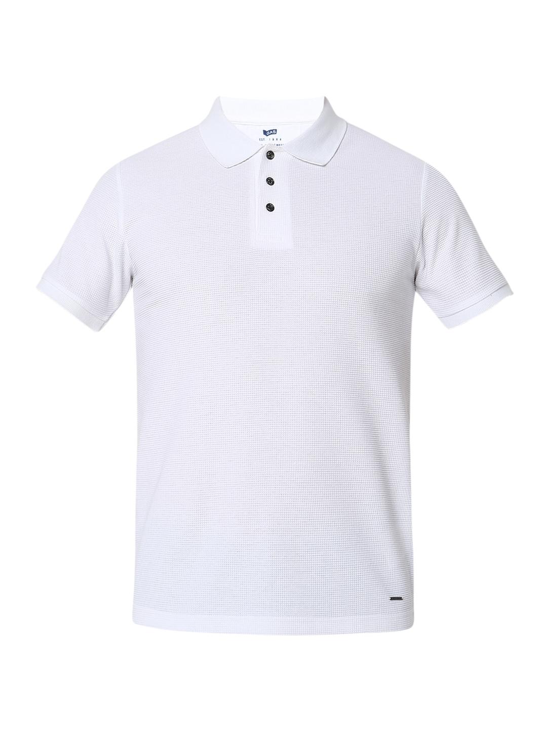 Regular Fit Solid Polo T-Shirt with Short Sleeve