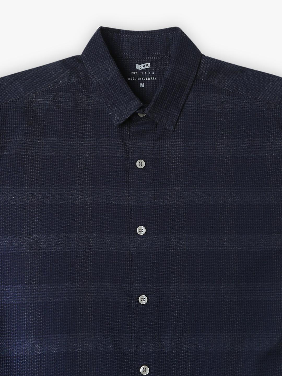 Regular Fit Checks Full Sleeve Shirt with Classic Collar