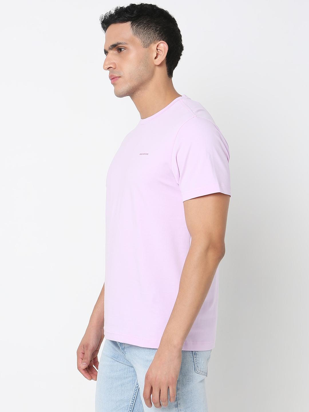 Regular Fit Printed Round Neck T-Shirt with Short Sleeve