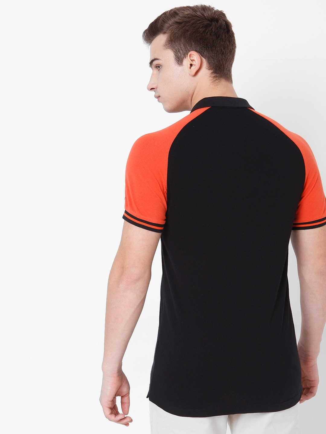 Colourblock Slim Fit Polo T-shirt