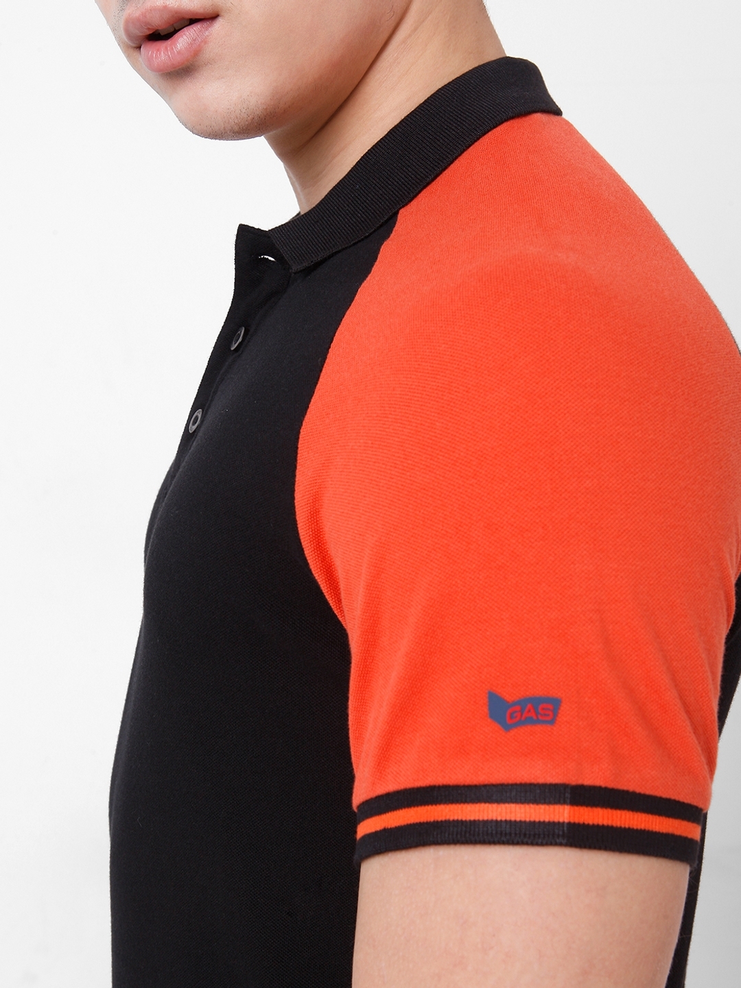 Colourblock Slim Fit Polo T-shirt