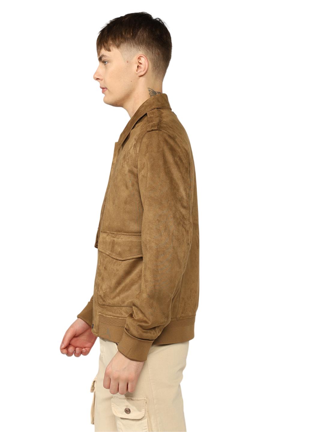 Retro Look Suede Jacket