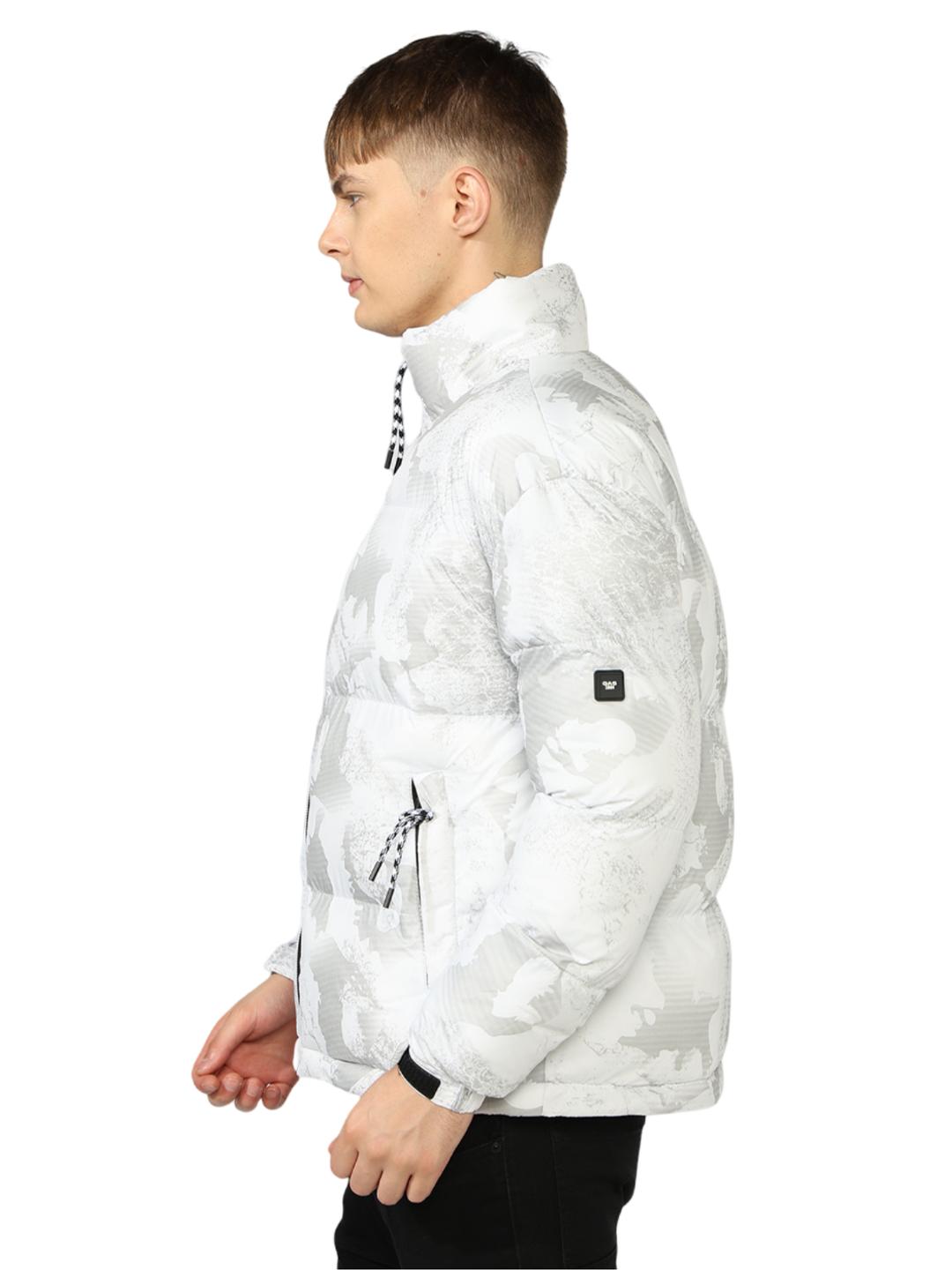 Metallic Futuristic Look Heavy Weight Jacket