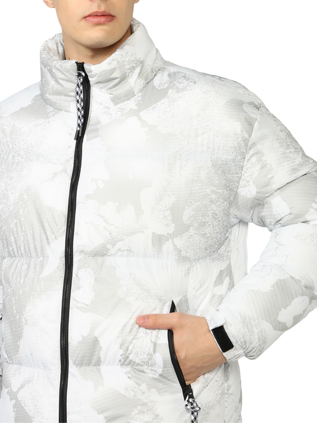 Metallic Futuristic Look Heavy Weight Jacket