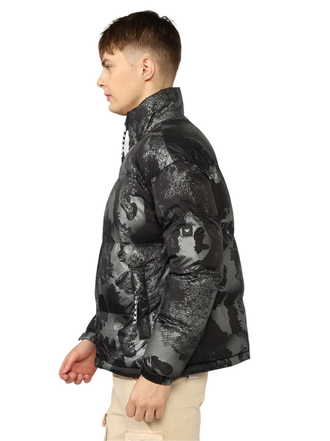 Metallic Futuristic Look Heavy Weight Jacket