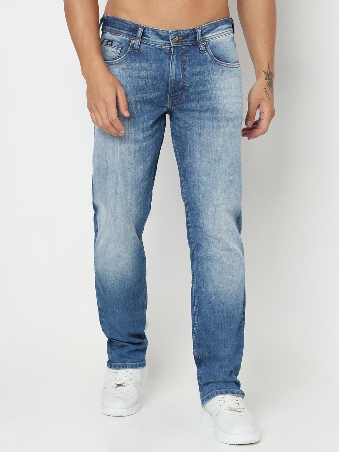 Jaxon Straight Fit Solid Denim