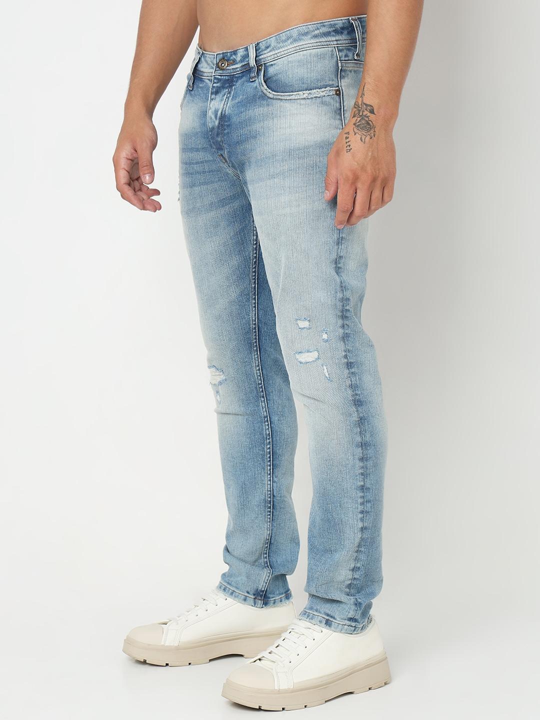 Norton Carrot Fit Solid Denim