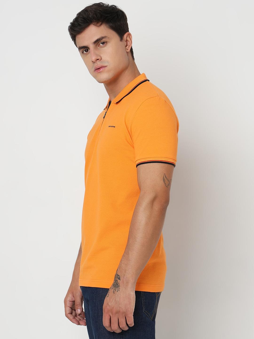 Regular Fit Solid Polo T-Shirt with Short Sleeve