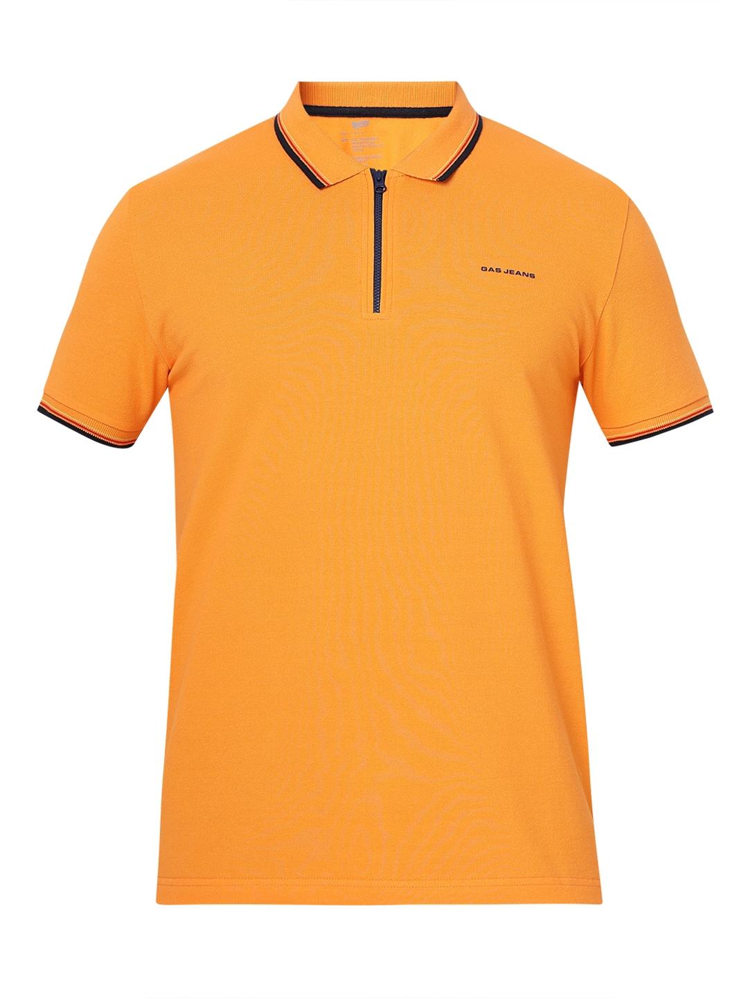 Regular Fit Solid Polo T-Shirt with Short Sleeve