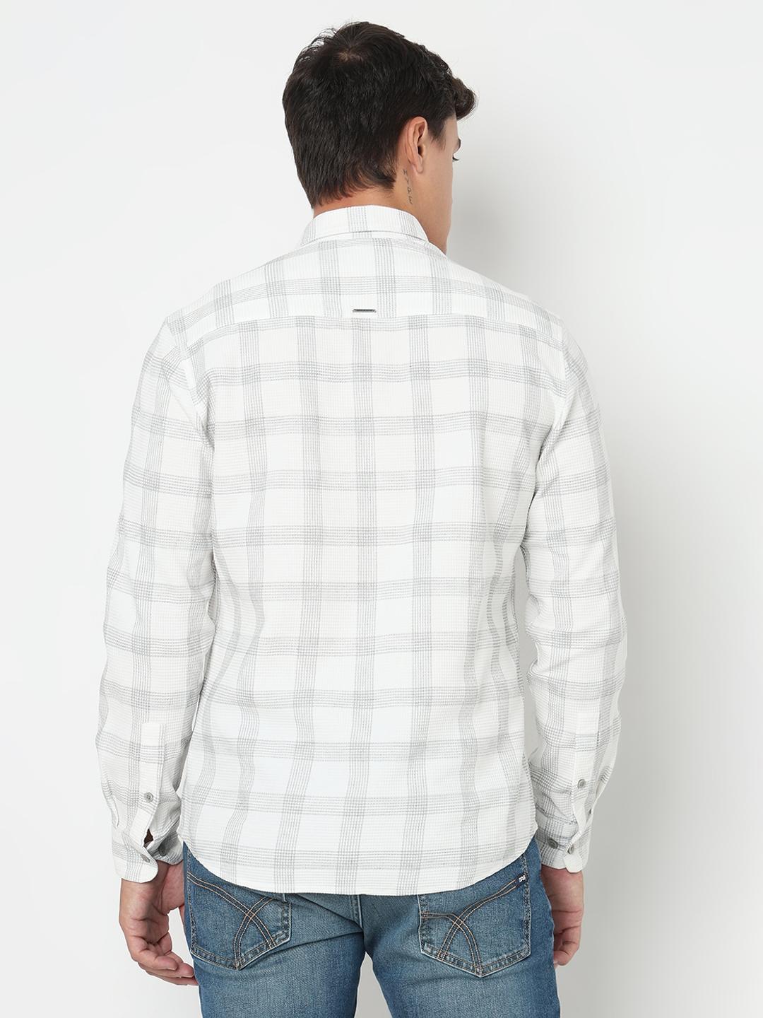 Regular Fit Checks Full Sleeve Shirt with Classic Collar