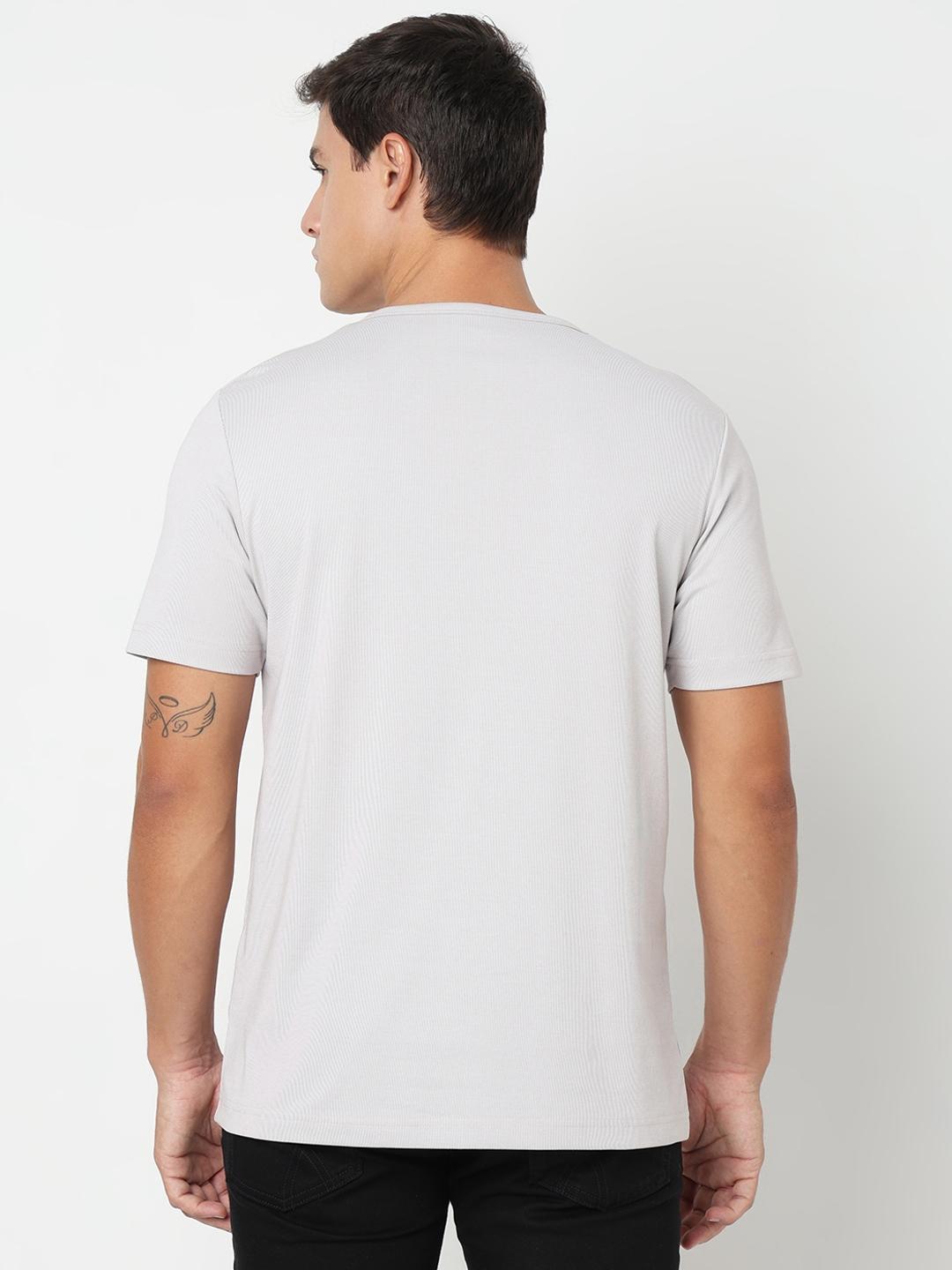 Regular Fit Solid Henley T-Shirt with Short Sleeve