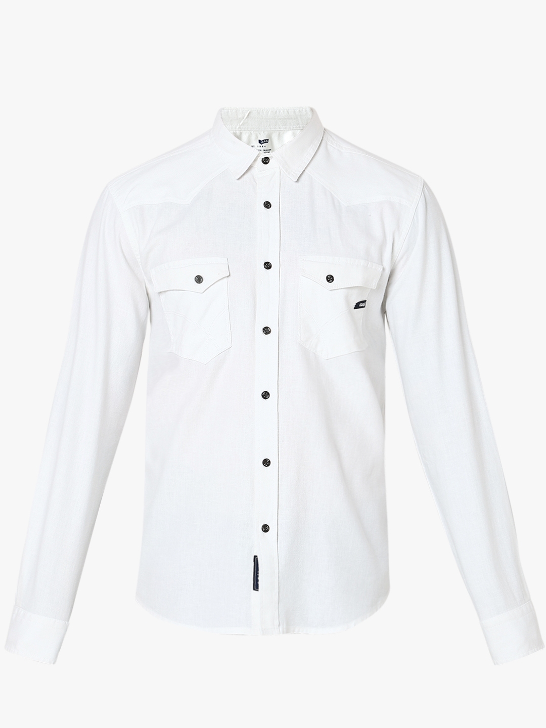 Relaxed Fit Full Sleeve Solid Cotton Linen Shirts