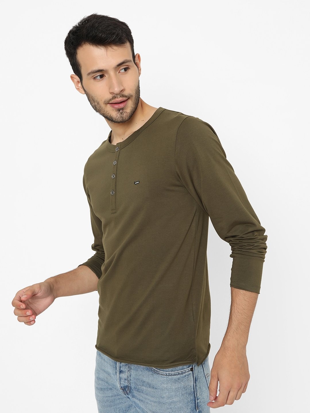 Slim Fit Henley T-shirt