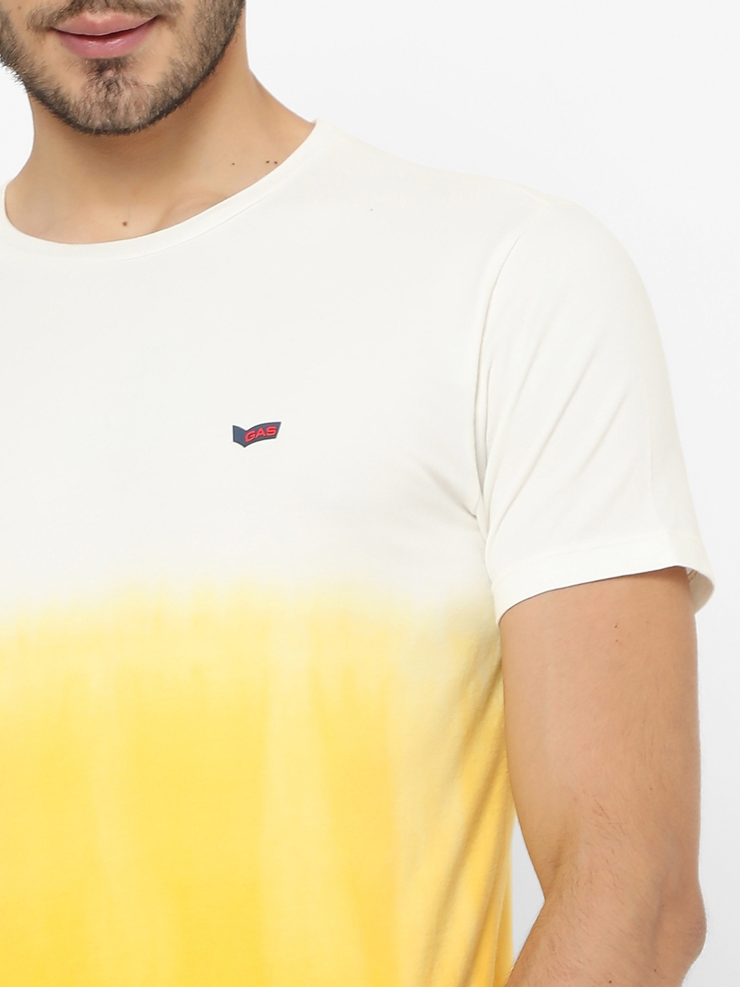 Dip-Dyed Slim Fit Crew-Neck T-shirt