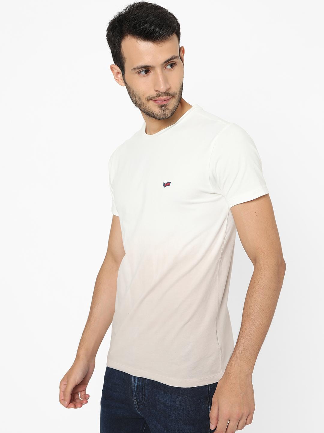 Dip-Dyed Slim Fit Crew-Neck T-shirt