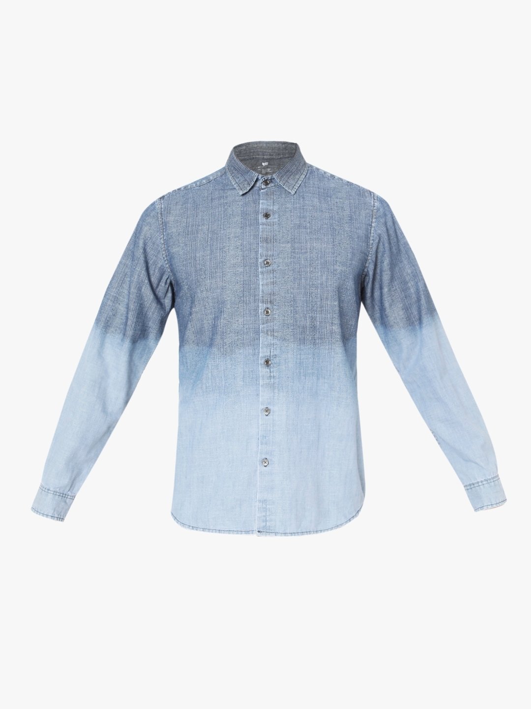 Ombre-Dyed Slim Fit Shirt