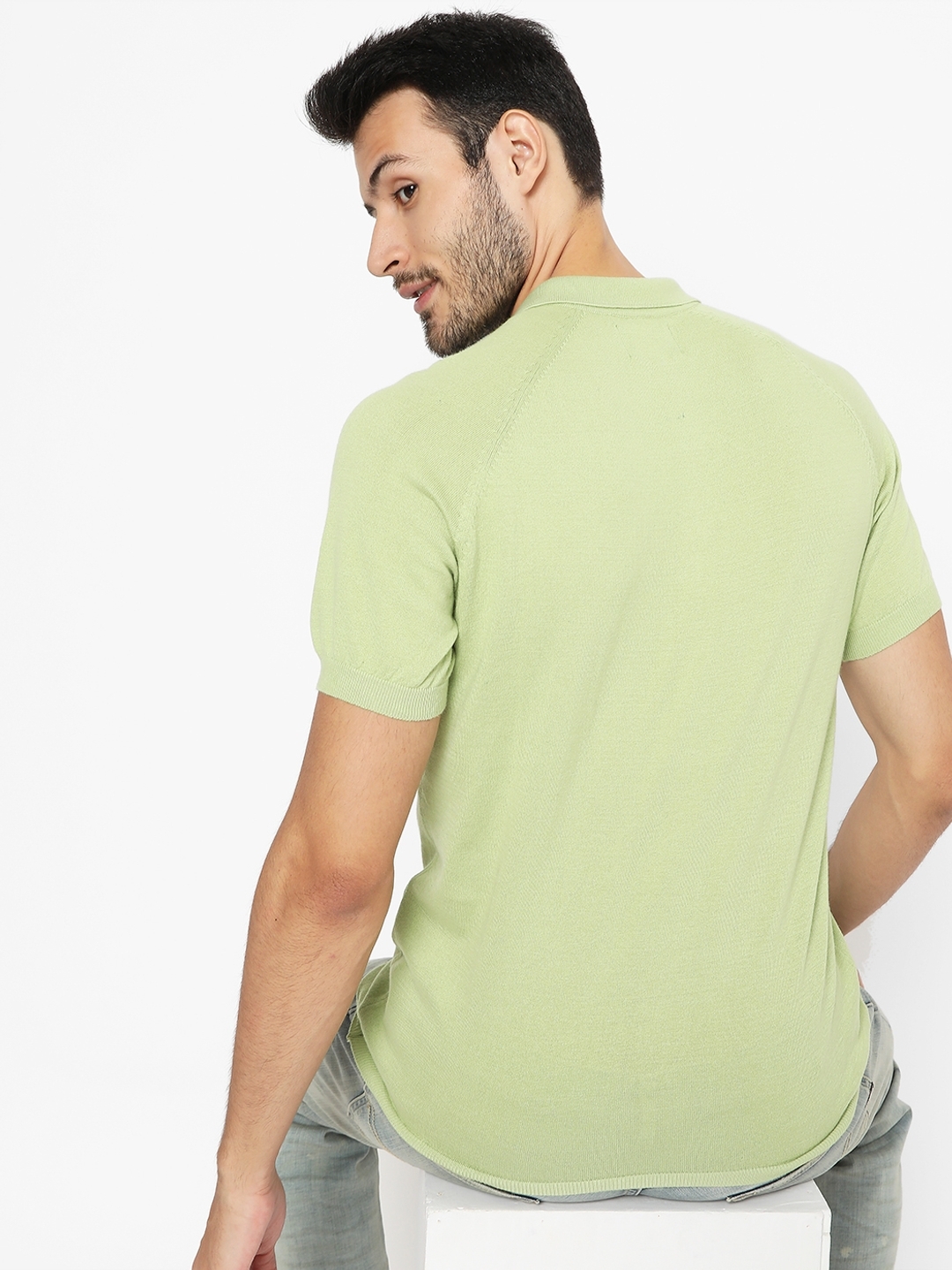 Polo T-shirt with Raglan Sleeves