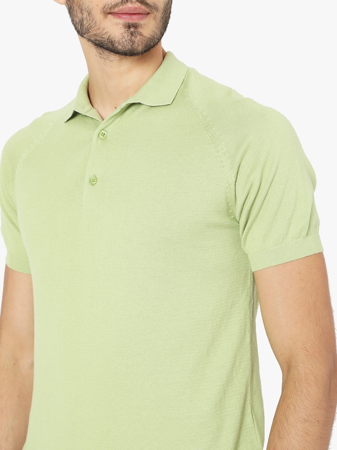 Polo T-shirt with Raglan Sleeves