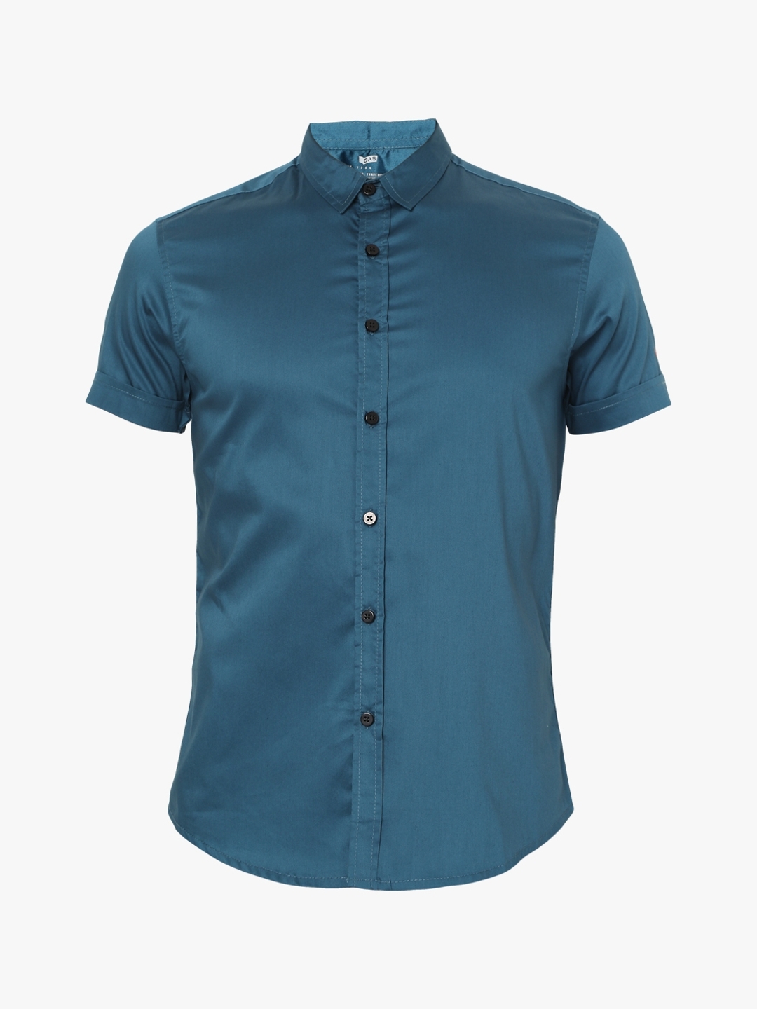 Slim Fit Shirt with Short Sleeves