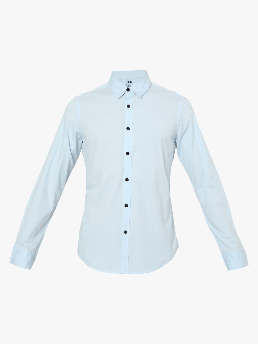 Slim Fit Shirt with Spread Collar