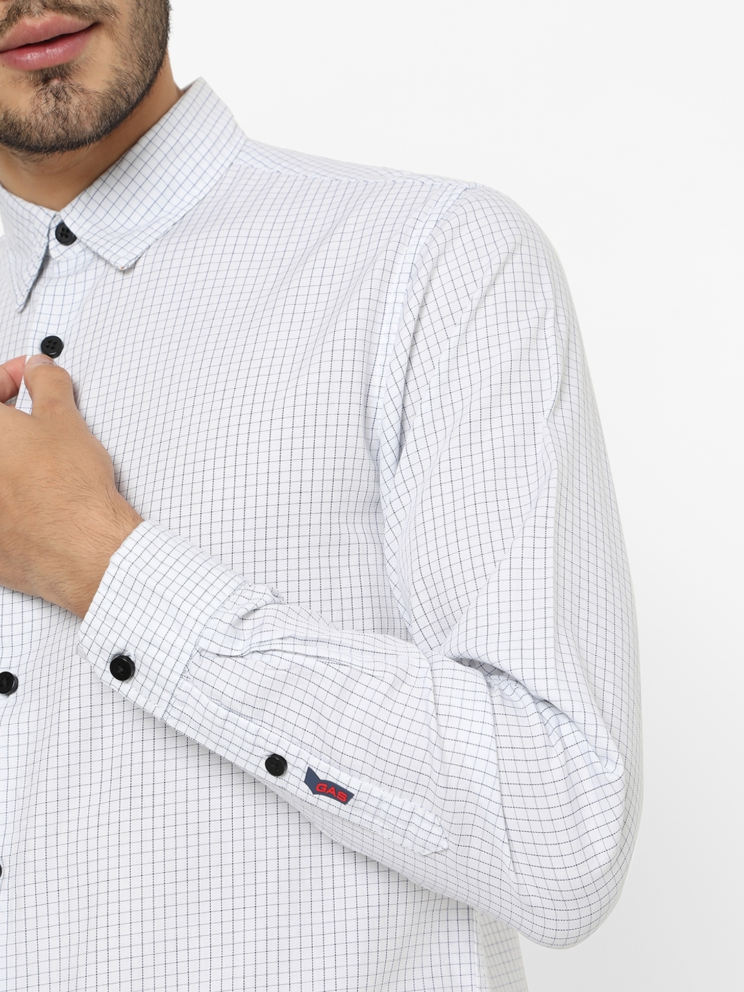 Sir Det W Button Down Checked Slim Fit Shirt