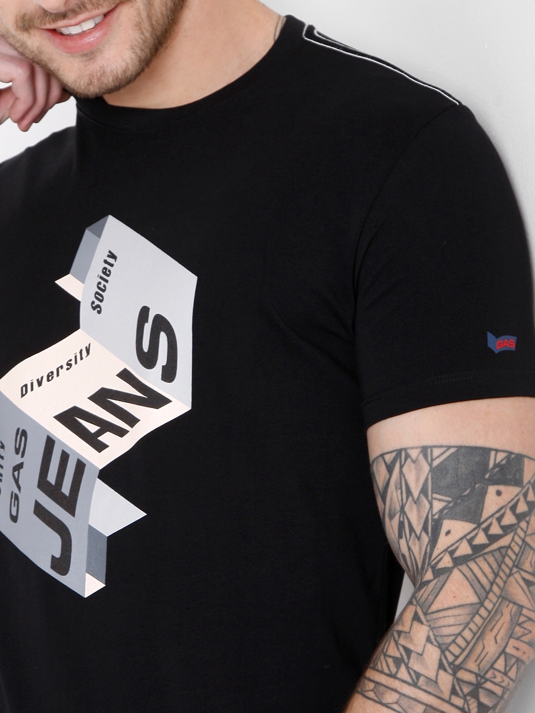 Folded Paper Slim Fit Crew-Neck T-shirt