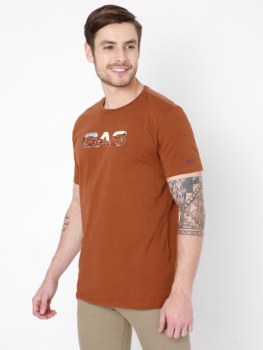 Logo Venice Slim Fit Crew-Neck T-shirt