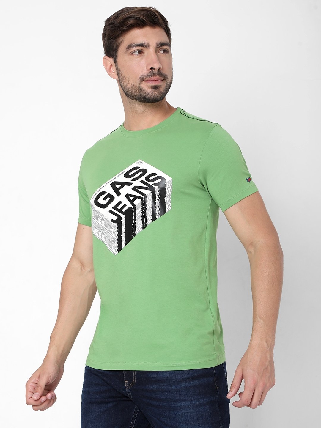 Scuba Printed Slim Fit Crew-Neck T-shirt