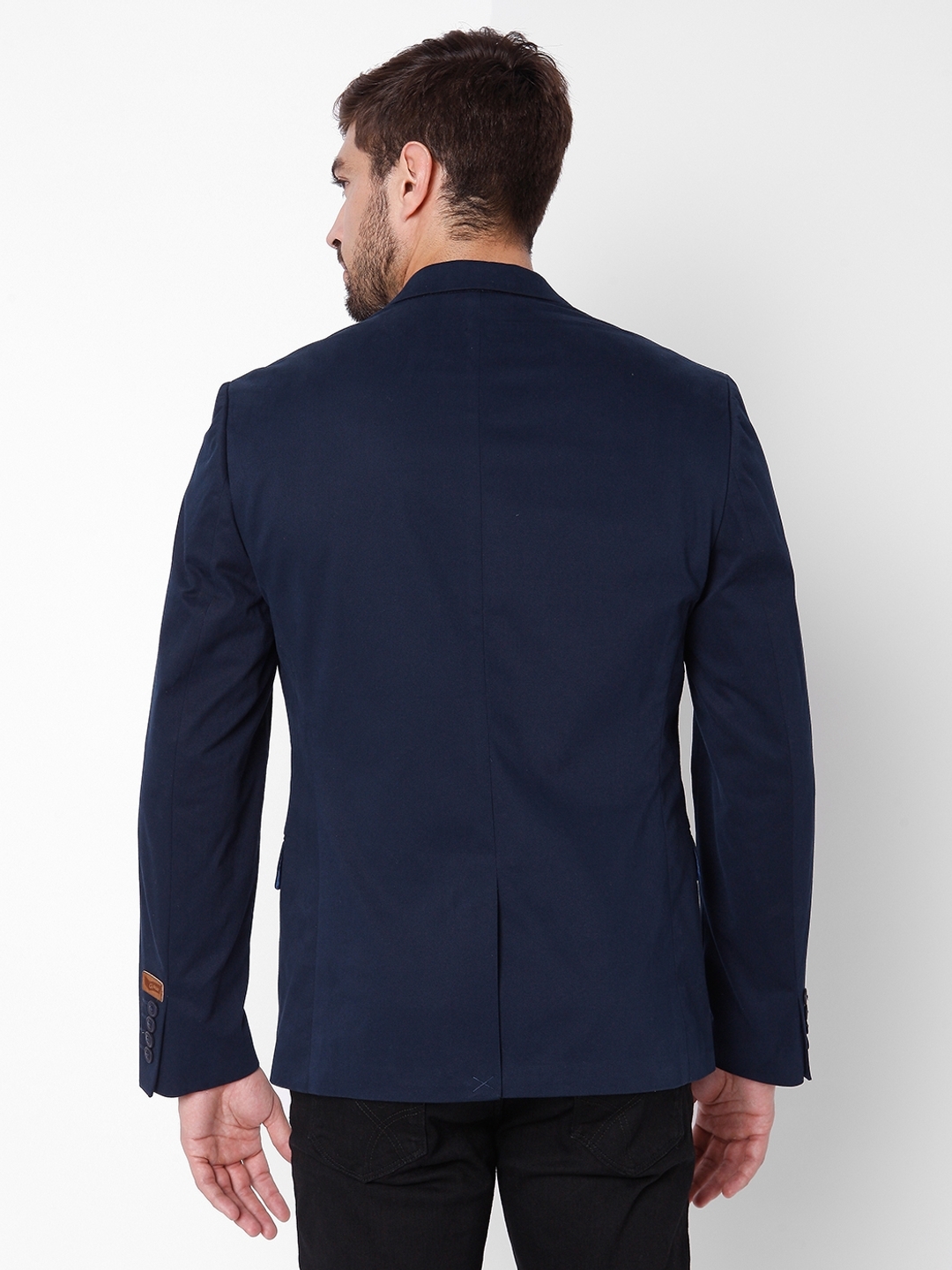 Single-Breasted Polycotton Blazer