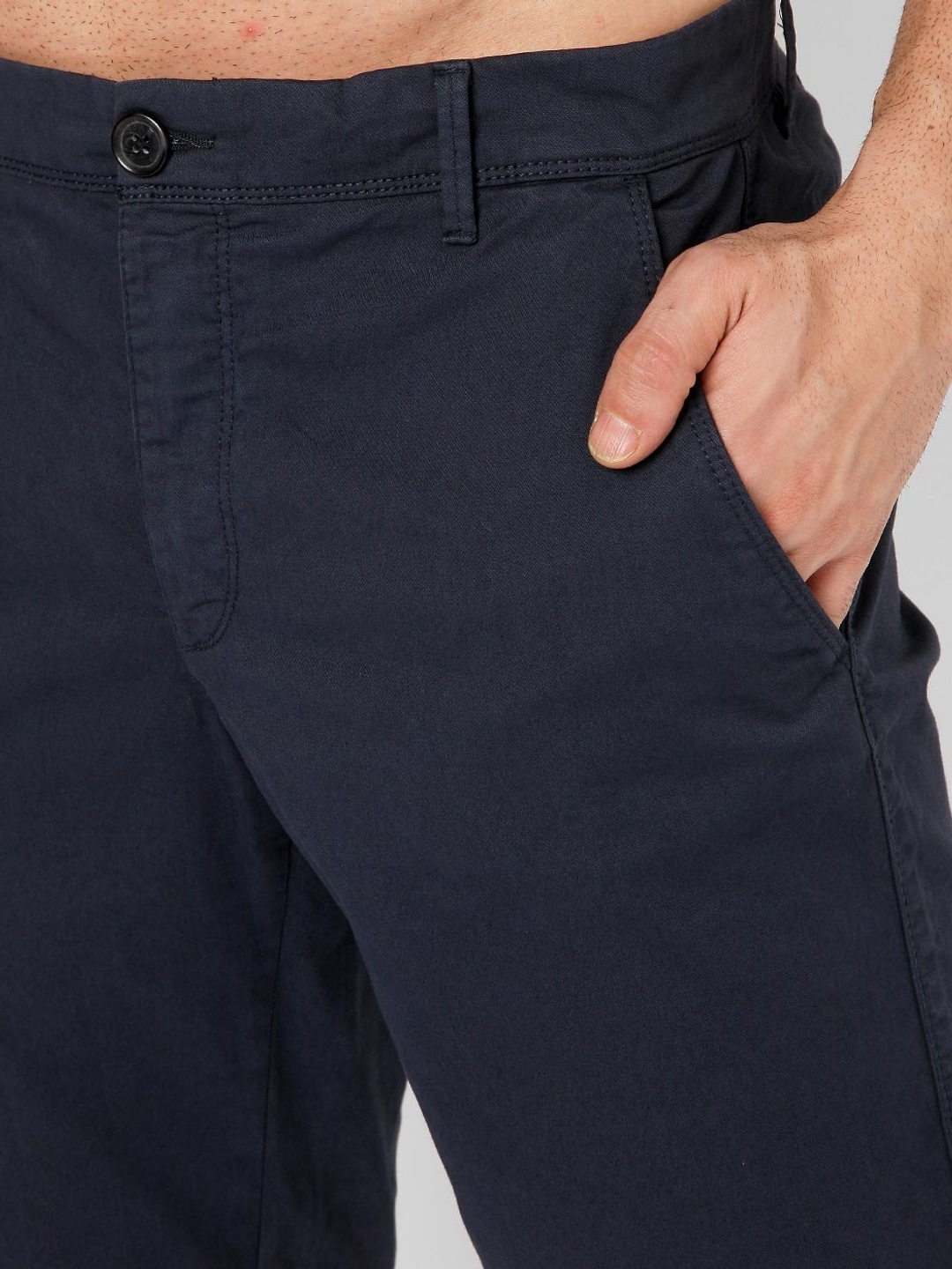 Men's Grimm Short Up Navy Blue Solid Short