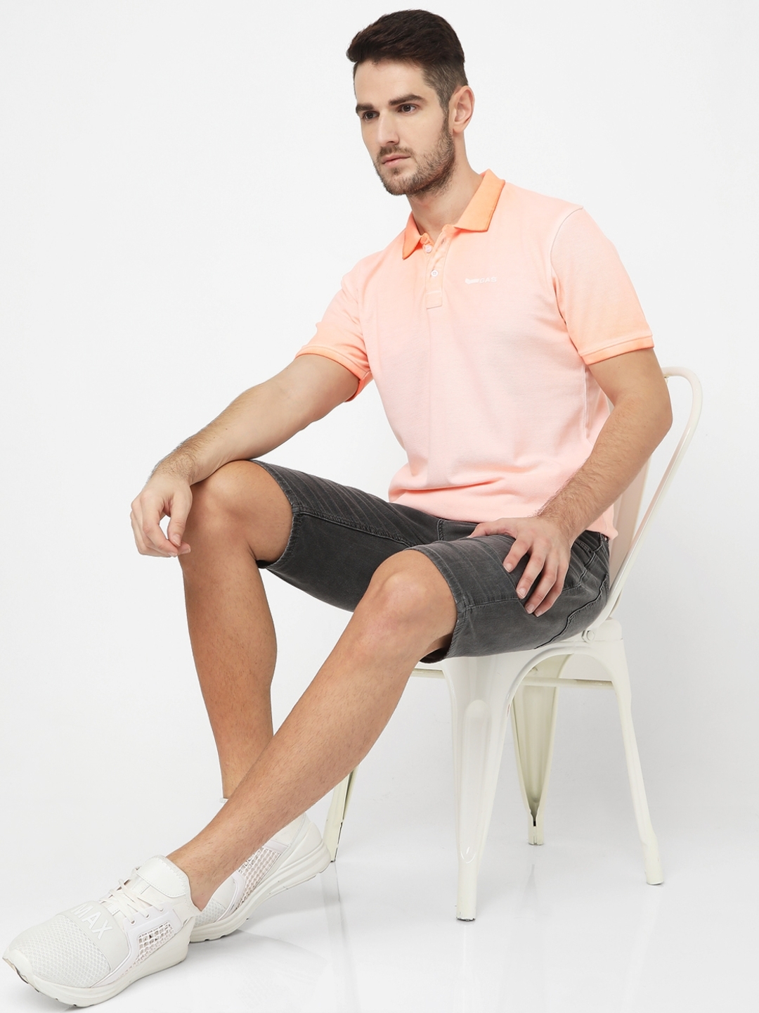 Ralph Slim Fit Polo T-shirt with Cutaway Collar