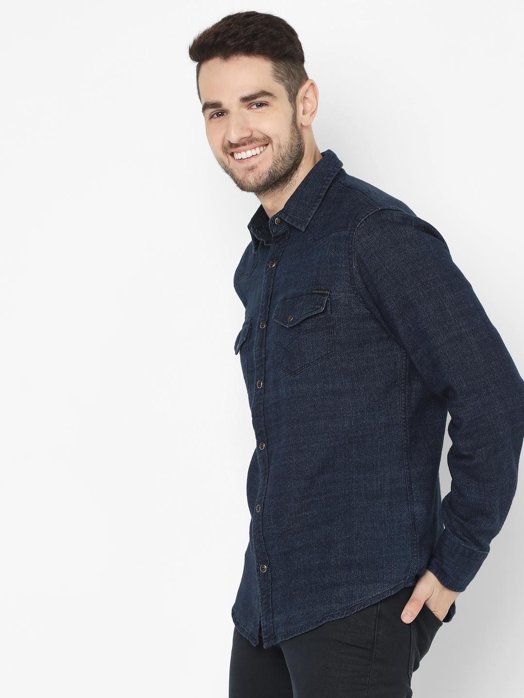 Kant Denim Shirt with Flap Pockets