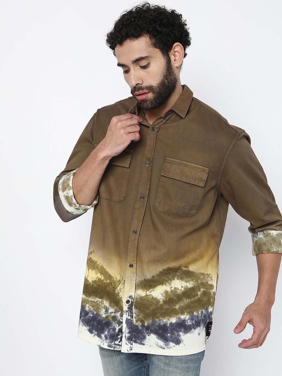 Dario Art Regular Fit Cotton Shirt