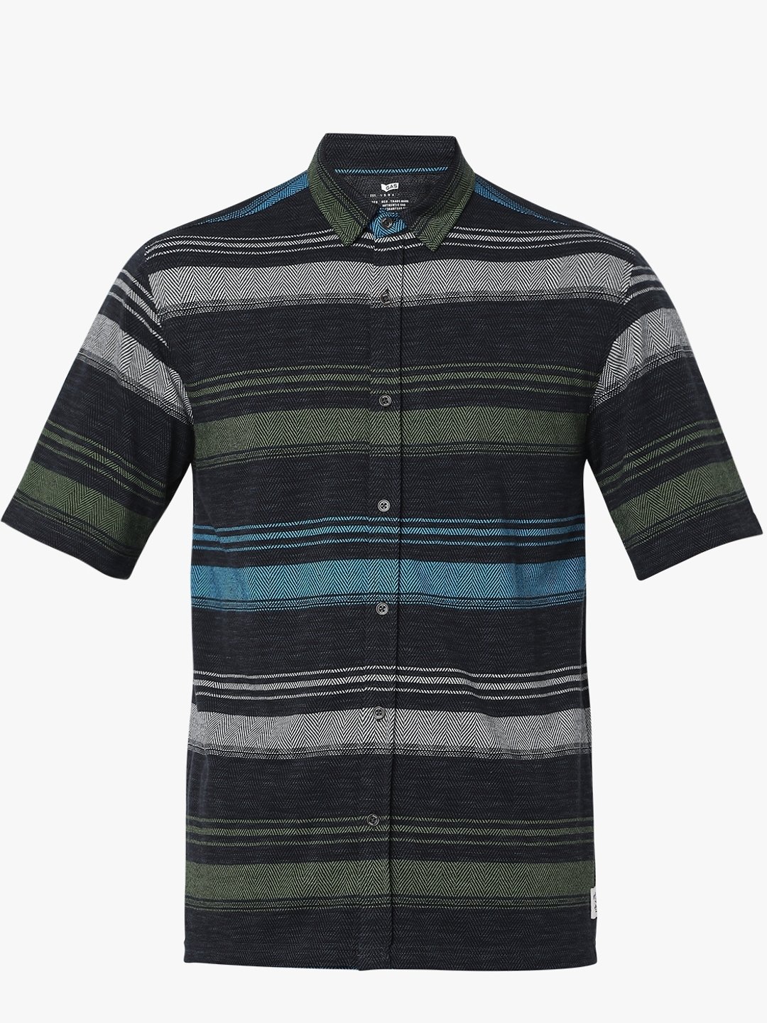 Dario Striped Regular Fit Polycotton Shirt