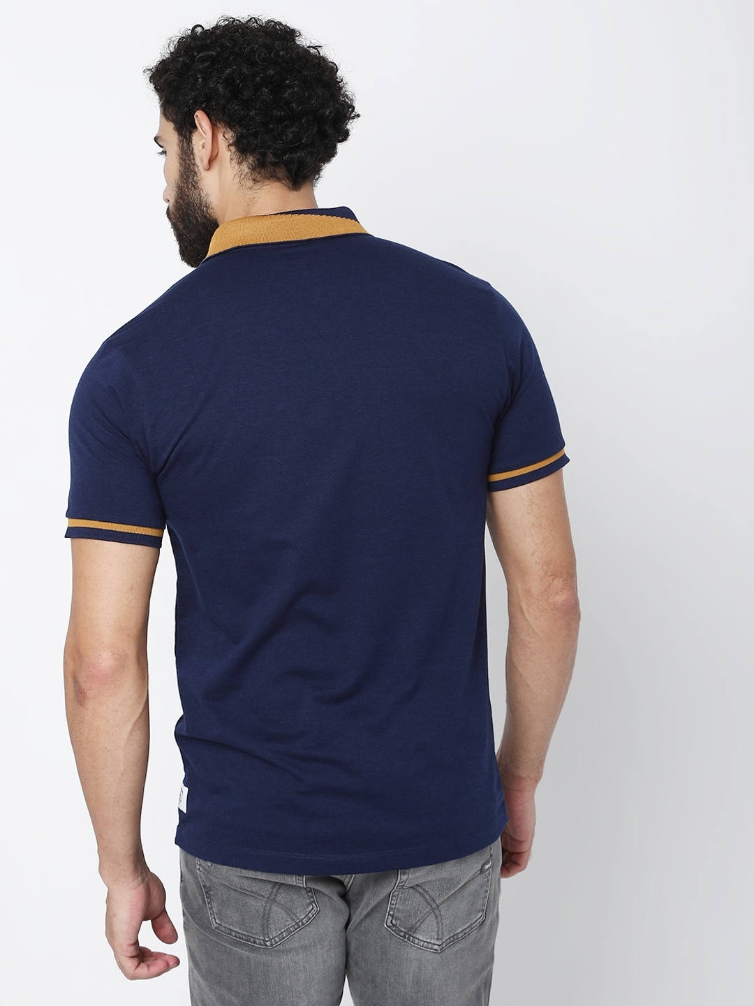 Duo Tone Slim Fit Polo T-Shirt