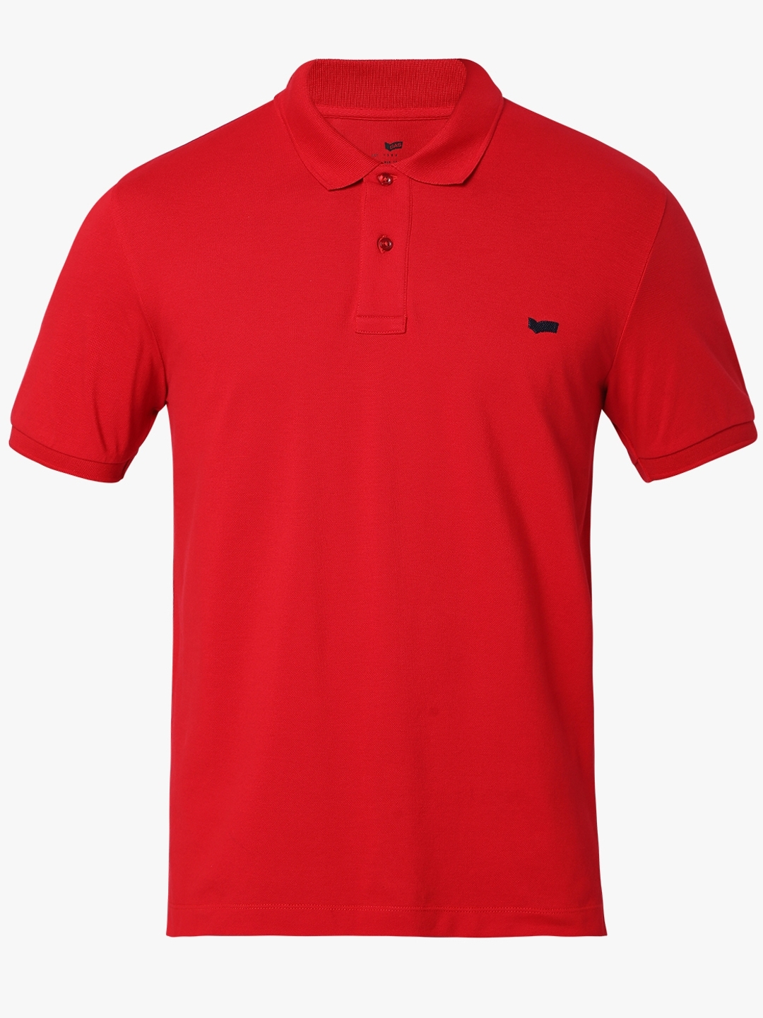 Ralph Regular Fit Ribbon Red Cotton Polo T-Shirt