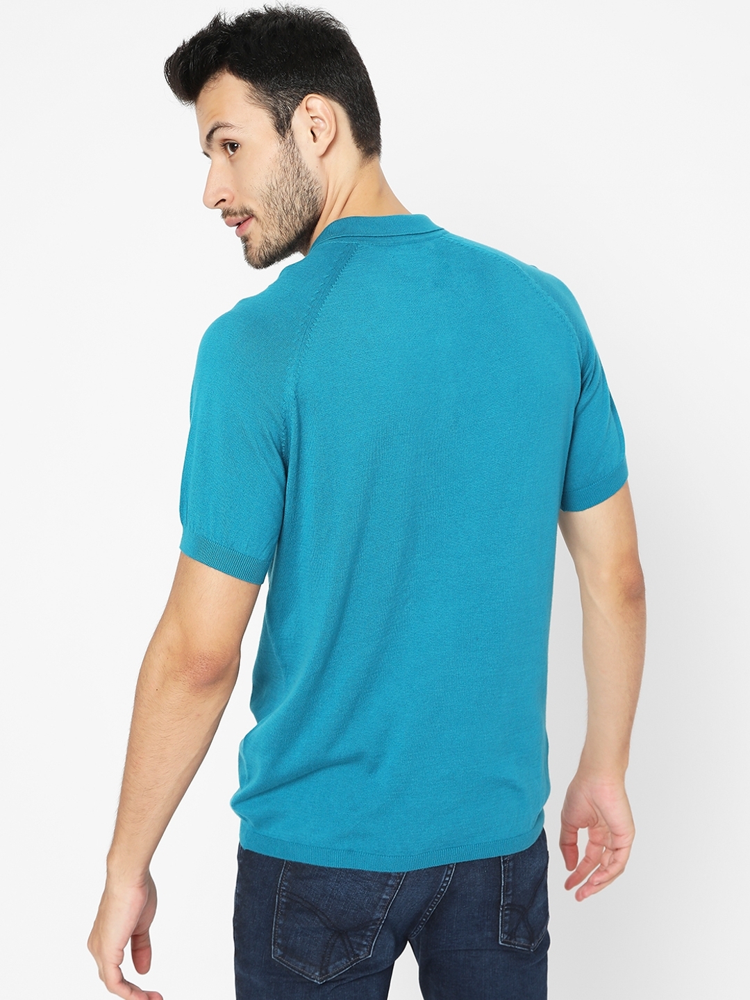 Polo T-shirt with Raglan Sleeves