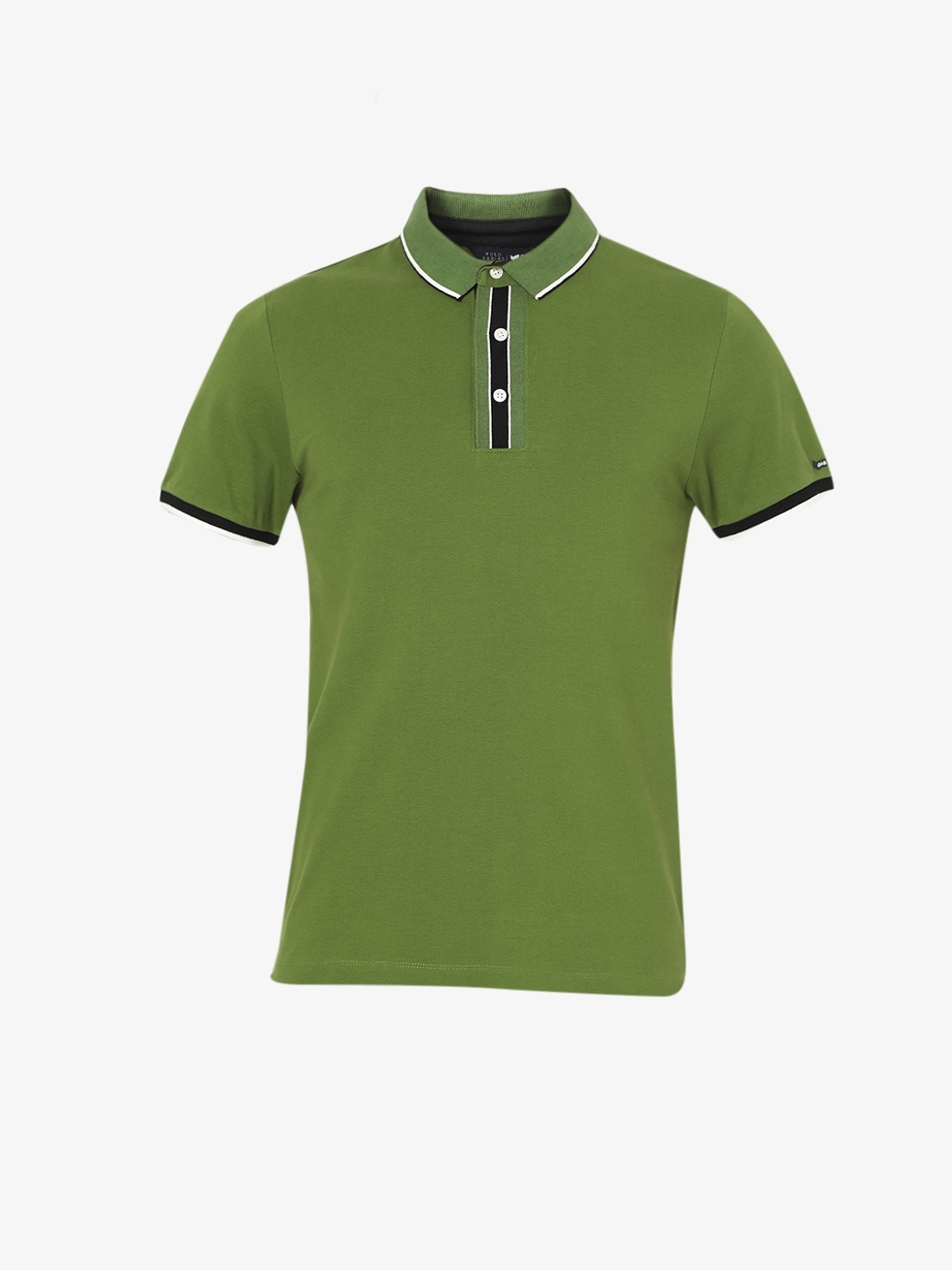 Slim Fit Polo T-shirt with Contrast Tipping